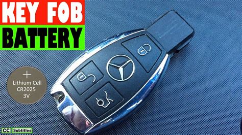 Key fob battery replacement .